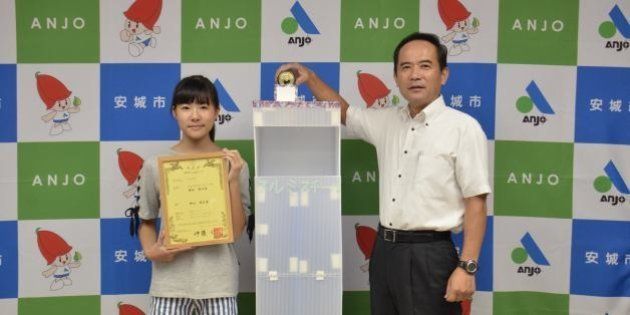 小6女子が特許 アルミ缶 スチール缶を自動分別するゴミ箱 どんなしくみ ハフポスト