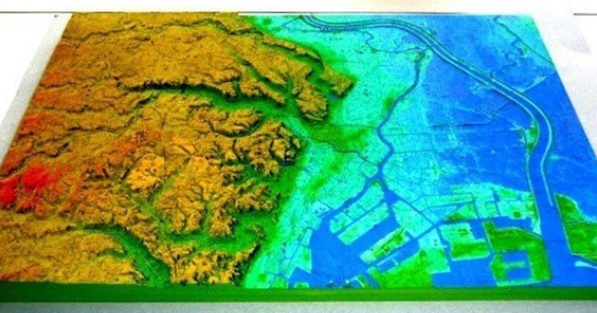 地理院地図3d 公開 全国の地図をウェブで立体表示 3dプリンタで模型出力にも対応 ハフポスト