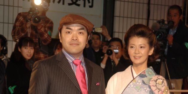 Ken Maeda and Yoko Minamino during 'Memoirs of a Geisha' Tokyo Premiere at Ryogoku Kokugikan Hall in Tokyo, Japan. (Photo by Jun Sato/WireImage)