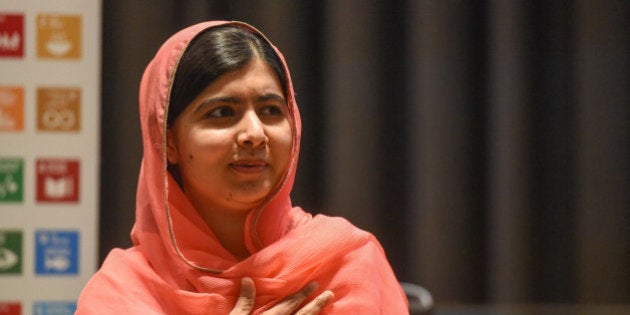 Malala Yousafzai attends a ceremony after being selected a United Nations messenger of peace in New York, NY, April 10, 2017. REUTERS/Stephanie Keith