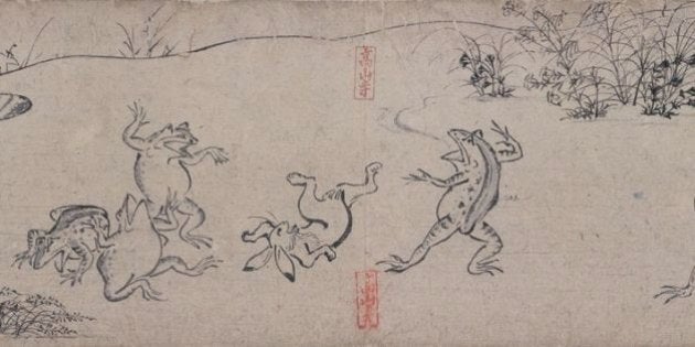 鳥獣戯画 は誰がどこで描いた 東京国立博物館に現存作品が集結 画像 ハフポスト Life