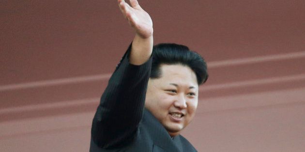 In this Oct. 10, 2015, file photo, North Korean leader Kim Jong Un waves at a parade in Pyongyang, North Korea. Itâs a single image released by an enormous propaganda apparatus, showing a note handwritten by a dictator. And it contains a telling clue to the mindset behind what has become the biggest story in Asia: North Koreaâs surprise and disputed claim to have tested its first hydrogen bomb. The Dec. 15, 2015, note from leader Kim Jong Un calls for a New Year marked by the âstunning sound of the explosion of our countryâs first hydrogen bomb.â (AP Photo/Wong Maye-E, File)