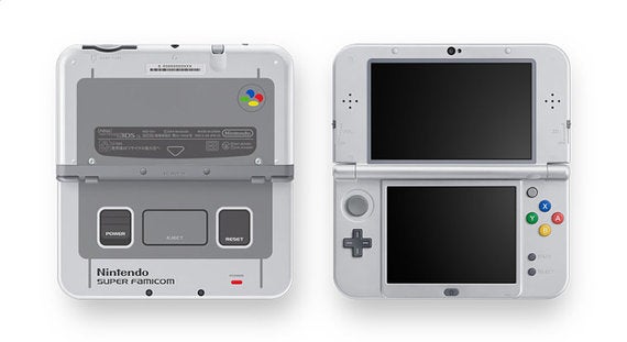 外側デザインはもはや擬態 スーファミ風new 3ds Llが4月発売 New 3ds専用スーファミvcタイトルも ハフポスト