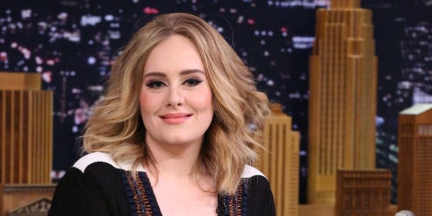 THE TONIGHT SHOW STARRING JIMMY FALLON -- Episode 0373 -- Pictured: Singer Adele on November 23, 2015 -- (Photo by: Douglas Gorenstein/NBC/NBCU Photo Bank via Getty Images)