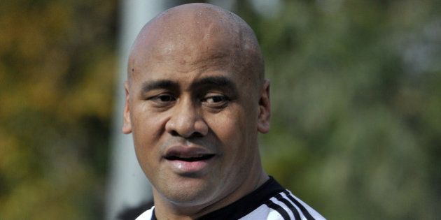 Former All Blacks winger Jonah Lomu attends his first training session with French third division side Marseille Vitrolles rugby union club on November 5, 2009 in Vitrolles, southern France. After winning 63 caps for his country, the 34-year-old top-flight career was cut short by a kidney illness that eventually required a transplant in July 2004. AFP PHOTO / GERARD JULIEN (Photo credit should read GERARD JULIEN/AFP/Getty Images)