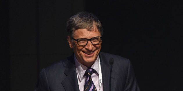 NEW YORK, NY - JUNE 03: Bill Gates speaks during the Forbes' 2015 Philanthropy Summit Awards Dinner on June 3, 2015 in New York City. (Photo by Dimitrios Kambouris/Getty Images)