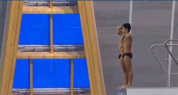 2人で飛び込み 息が合わず バーン 吐血 ハフポスト