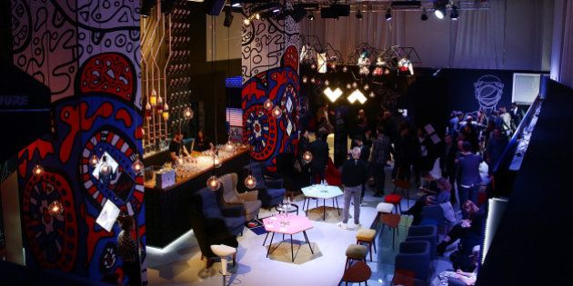 MILAN, ITALY - APRIL 17: Atmosphere during the #PepsiChallenge Round Table At The PepsiCo 'Mix It Up' Space During Milan Design Week on April 17, 2015 in Milan, Italy. (Photo by Vittorio Zunino Celotto/Getty Images for Pepsi)
