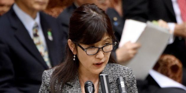Japanese Defence Minister Tomomi Inada answers questions at a upper house committe of the National Diet in Tokyo on March 6, 2017. Inada confirmed three of the four missiles which launched from North Korea landed in Japanese-controlled waters. / AFP PHOTO / TORU YAMANAKA (Photo credit should read TORU YAMANAKA/AFP/Getty Images)