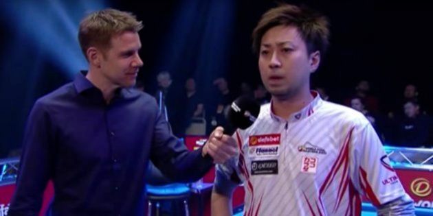 英語が苦手な日本人ビリヤード選手 世界大会で機転 会場を爆笑の渦に 動画 ハフポスト