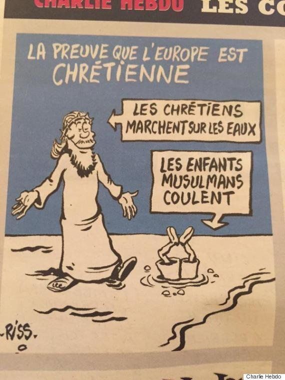 「ヨーロッパがキリスト教の国である証拠」と題された風刺画