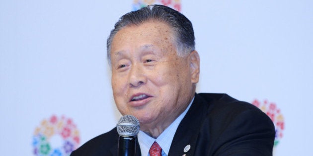 TOKYO, JAPAN - SEPTEMBER 10: Former Japanese Prime Minister Yoshiro Mori talks to the media during Tokyo 2020 Bid Committee's press conference upon returning back from Buenos Aires at the Tokyo Metropolitan Government Building on September 10, 2013 in Tokyo, Japan. The Tokyo 2020 Bid Committee returns to home after Tokyo was awarded the 2020 Summer Olympic Games on September 7, 2013. (Photo by Atsushi Tomura/Getty Images)