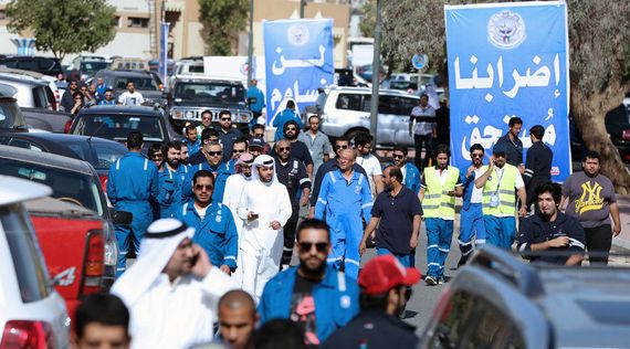 クウェートのストライキで原油生産が3分の1に　世界第7位の産油国