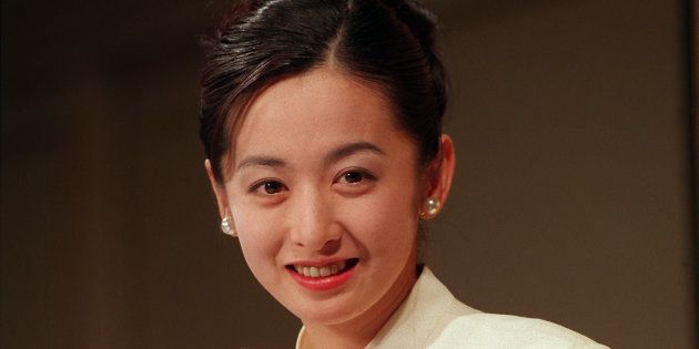 女優の斉藤由貴さん（東京・港区の東京プリンスホテル） 撮影日：1994年10月24日