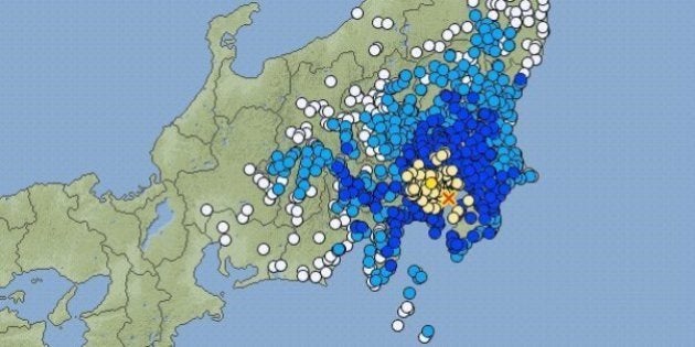 地震情報 東京 調布市で震度5弱 千代田区などで震度4 ハフポスト