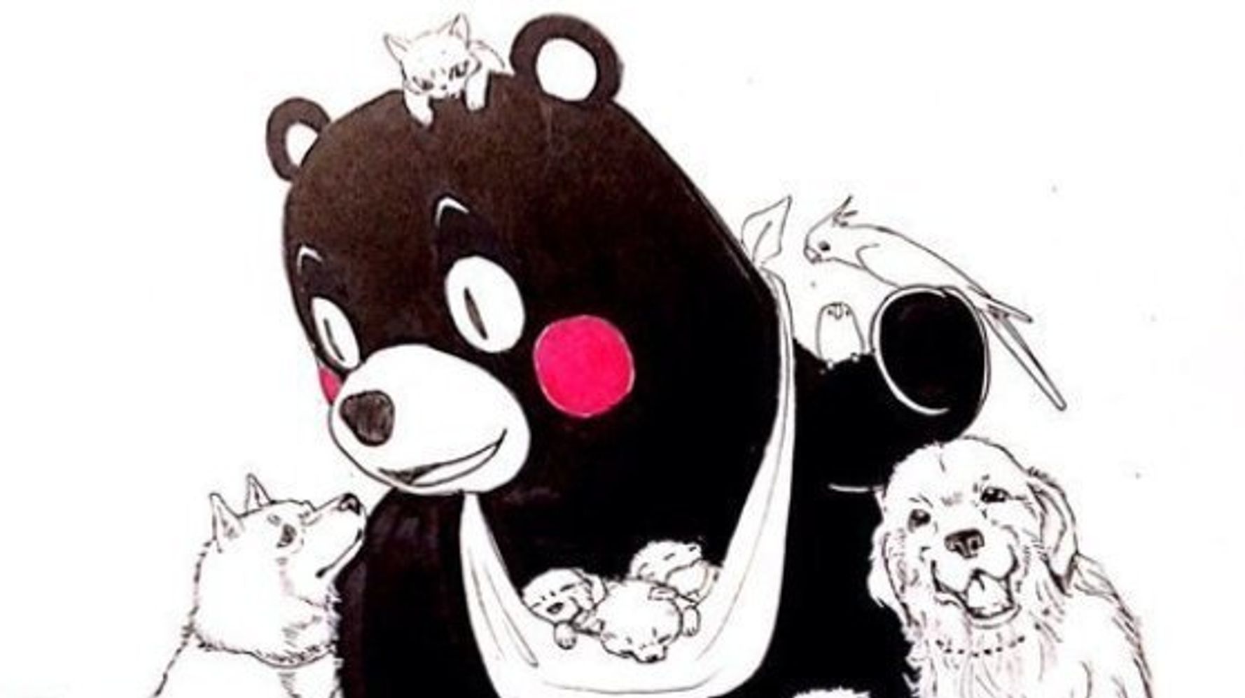 くまモン頑張れ絵 熊本を応援するイラストが続々投稿される 画像集 ハフポスト News