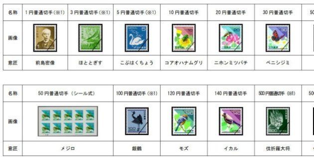 普通切手「メジロ」や「銀鶴」が販売終了に 新旧デザイン、どう違う