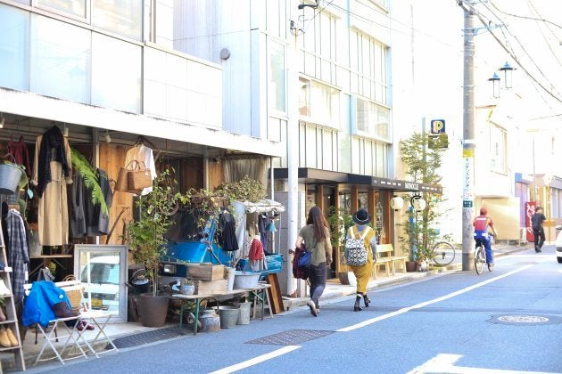 富ヶ谷の商店街