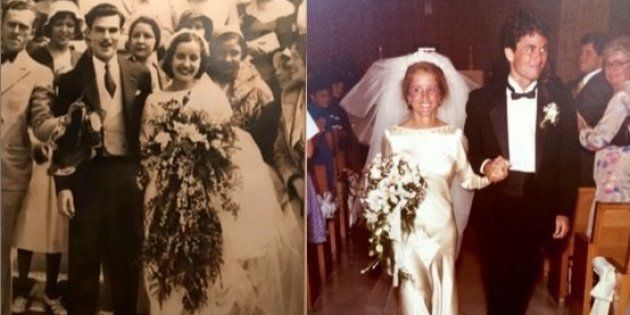 曾祖母からひ孫へ 4人の女性たちは同じウェディングドレスを受け継いできた ハフポスト Life