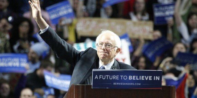PHILADELPHIA, PA - APRIL 6 : Bernie Sanders pictured speaking at a rally at the Liacoris Center at Temple U in Philadelphia, Pa on April 6, 2016 photo credit Star Shooter / MediaPunch/IPX