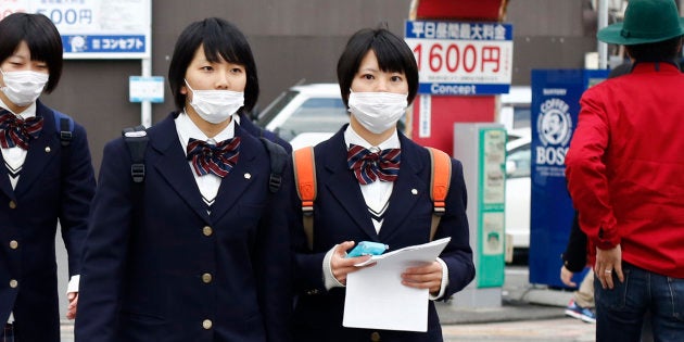 （写真はイメージ）制服を着た日本の女子学生＝2014年11月19日撮影