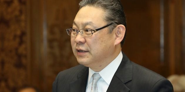 参院予算委員会で質問する民進党の小川勝也参院幹事長＝2月28日