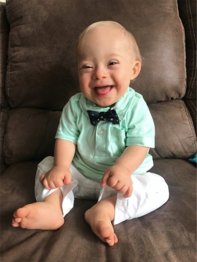 幸せになる笑顔 が心をわしづかみ ダウン症の赤ちゃん 幼児食メーカーのモデルに ハフポスト Life