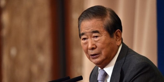 Former Japanese parliament member Shintaro Ishihara speaks to the media at the national press club in Tokyo on December 16, 2014. Ishihara, who has made a decades-long career out of baiting China and offending Japan's liberals, announced his retirement from political life on December 16. AFP PHOTO / Yoshikazu TSUNO (Photo credit should read YOSHIKAZU TSUNO/AFP/Getty Images)