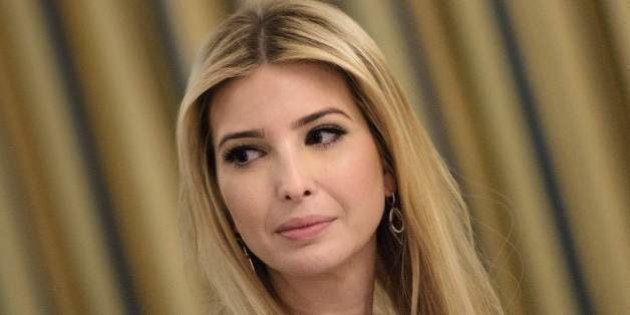 Ivanka Trump listens at the beginning of a policy and strategy forum with executives in the State Dining Room of the White House February 3, 2017 in Washington, DC. / AFP / Brendan Smialowski (Photo credit should read BRENDAN SMIALOWSKI/AFP/Getty Images)