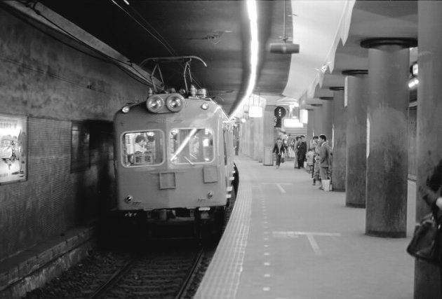 営業最終日の旧初台駅（1978年10月30日）