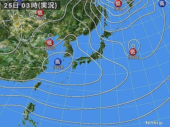 実況天気図