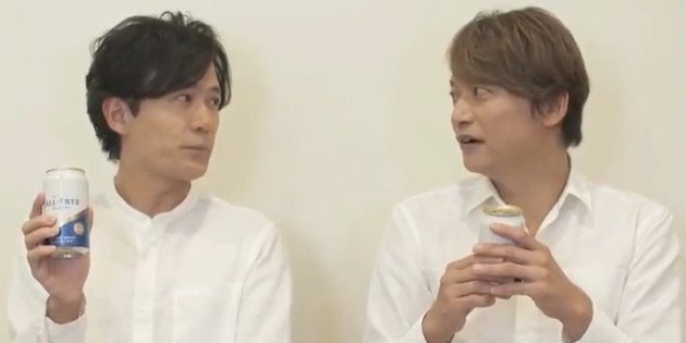 稲垣吾郎と香取慎吾 テレビcmに復活 新しいものに挑戦してお互い頑張っていきたい ハフポスト