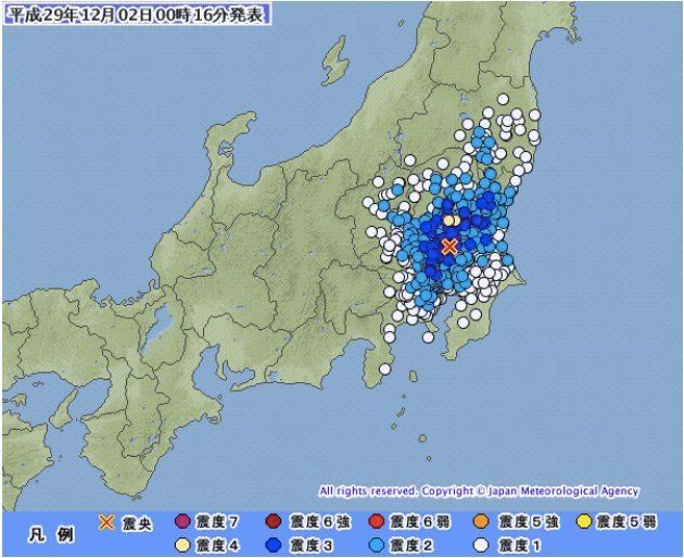 地震 栃木