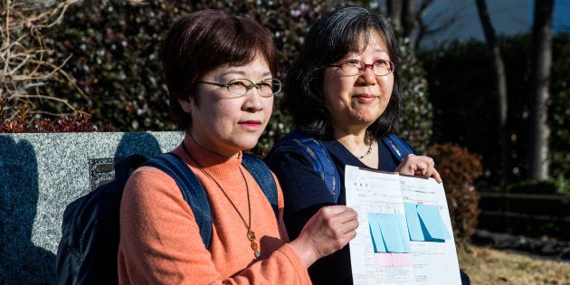 大江千束さん（右）と小川葉子さん