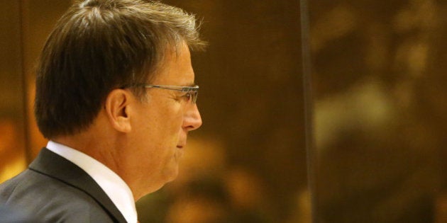 NEW YORK, NY - DECEMBER 07: North Carolina Governor Pat McCrory arrives at Trump Tower on December 7, 2016 in New York City. Potential members of President-elect Donald Trump's cabinet have been meeting with him and his transition team of the last few weeks. (Photo by Spencer Platt/Getty Images)