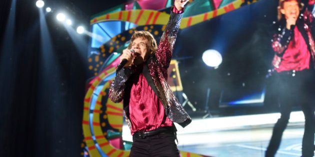 HAVANA, CUBA - MARCH 25: Mick Jagger performs on stage during The Rolling Stones concert at Ciudad Deportiva on March 25, 2016 in Havana, Cuba. (Photo by Dave J Hogan/Dave J Hogan/Getty Images)
