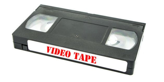 video tape isolated on white