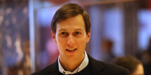 NEW YORK, NY - NOVEMBER 18: Jared Kushner, the son-in-law of President-elect Donald Trump, walks through the lobby of Trump Tower on November 18, 2016 in New York City. President-elect Trump and his transition team are in the process of filling cabinet and other high level positions for the new administration. (Photo by Spencer Platt/Getty Images)