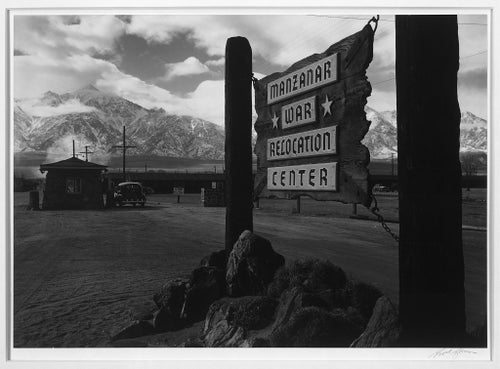 写真　Ansel Adams「第二次世界大戦中のマンザナー強制収容所」 アンセル・アダムスの撮った日系アメリカ人強制収容所の写真