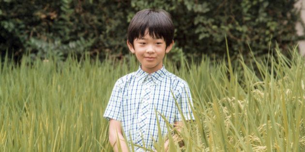Japan's Prince Hisahito, the only son of Prince Akishino and Princess Kiko, poses at a rice field of the Akasaka Detached Palace in Tokyo, Japan in this handout picture taken August 10, 2016, and provided by the Imperial Household Agency of Japan. Prince Hisahito turned 10 years old on September 6, 2016. Imperial Household Agency of Japan/Handout via Reuters/File photoATTENTION EDITORS - THIS PICTURE WAS PROVIDED BY A THIRD PARTY. FOR EDITORIAL USE ONLY. NOT FOR SALE FOR MARKETING OR ADVERTISING CAMPAIGNS