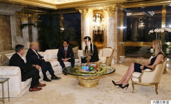 1時間ちょっとで信頼 びっくりぽん トランプ氏と安倍首相の会談に皮肉の声 ハフポスト