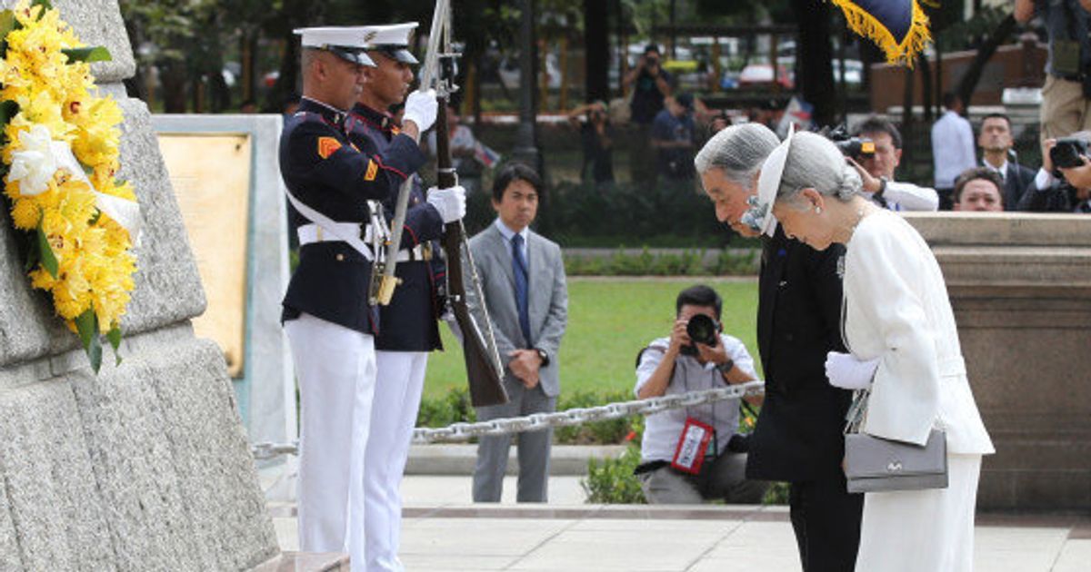 天皇陛下「日本人が決して忘れてはならない」 フィリピン人戦没者に