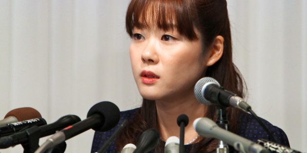 Haruko Obokata, a researcher at Riken research institution, speaks during a news conference in Osaka, Japan, on Wednesday, April 9, 2014. Japans Riken research center said on April 1 some data were falsified in a pair of studies that had outlined a simpler, quicker way of making stem cells. Obokata, who had led the studies, told reporters today she was able to replicate STAP stem cells more than 200 times. Photographer: Tetsuya Yamada/Bloomberg via Getty Images