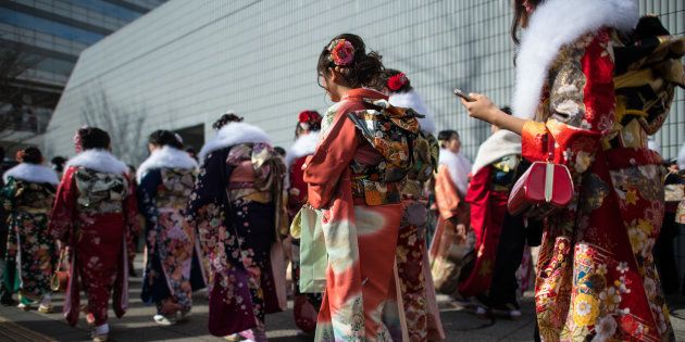 ※写真は、1月8日に開催された横浜市の成人式。一部の新成人に晴れ着が届かないトラブルがありました。