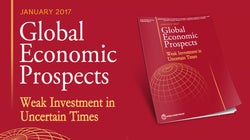 「世界経済見通し（GEP）」2017年1月版：投資低迷ながら、世界経済の成長率は2.7％に上昇