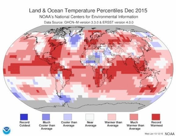 2015年は観測史上、ケタ違いに暑い1年だった | ハフポスト NEWS