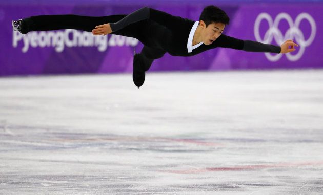 Figure Skating - Pyeongchang 2018 Winter Olympics - Men Single free skating competition final - Gangneung, South Korea - February 17, 2018 - Nathan Chen of the U.S. competes. REUTERS/Phil Noble