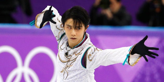 Figure Skating - Pyeongchang 2018 Winter Olympics - Men Single free skating competition final - Gangneung, South Korea - February 17, 2018 - Yuzuru Hanyu of Japan in action. REUTERS/Phil Noble