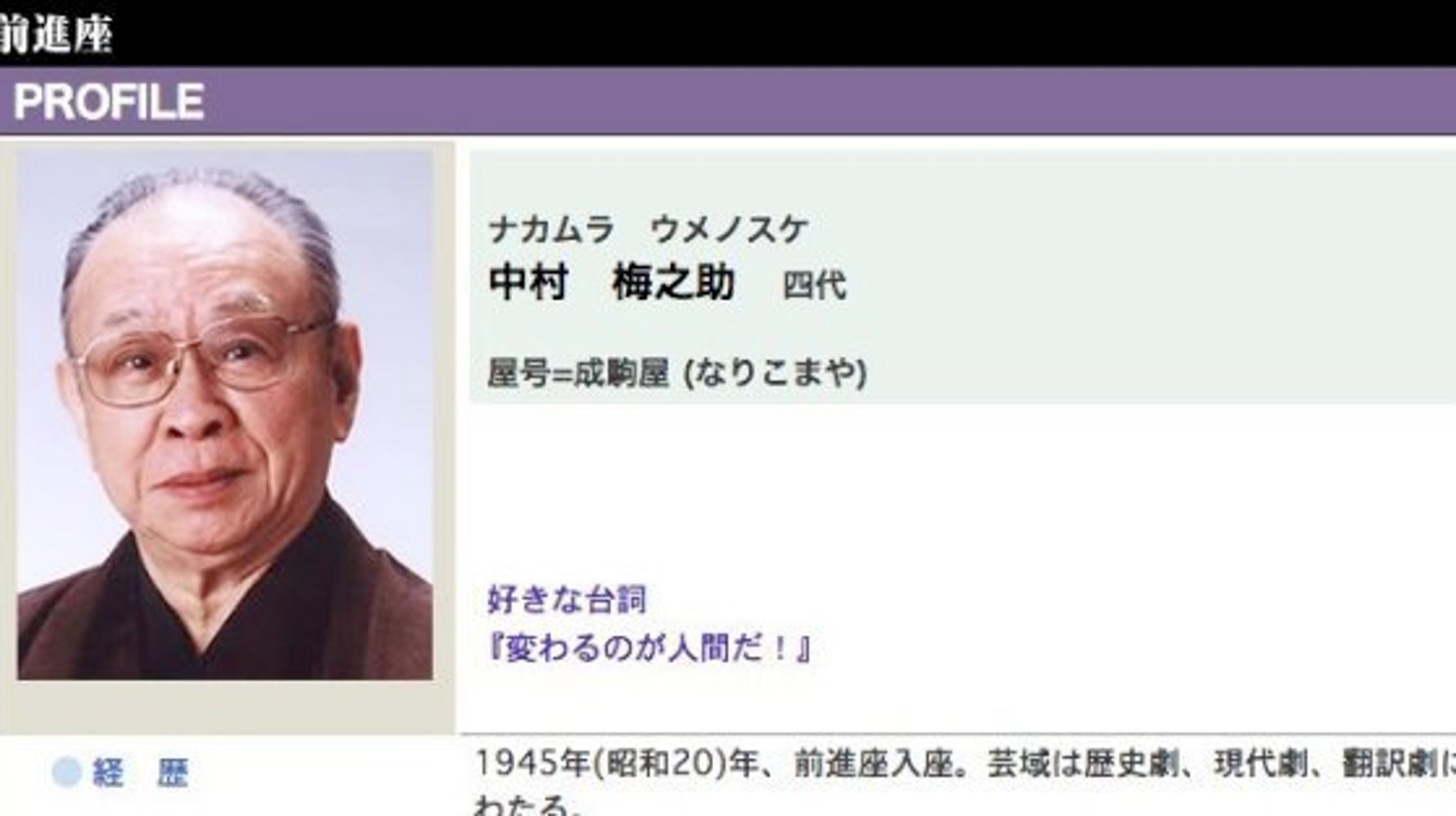 中村梅之助さん死去 初代 遠山の金さん ハフポスト News