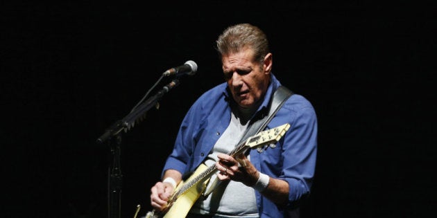 SYDNEY, AUSTRALIA - MARCH 02: Glenn Frey of The Eagles performs live for fans at Qantas Credit Union Arena on March 2, 2015 in Sydney, Australia. (Photo by Don Arnold/WireImage)